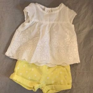 Carter’s newborn two piece set